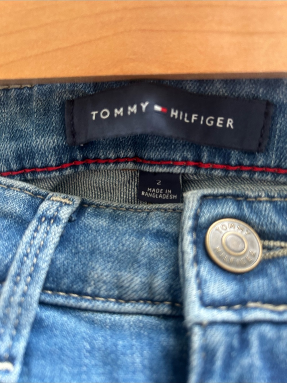 Tommy Hilfiger Womens Light Blue Slim Jeans
